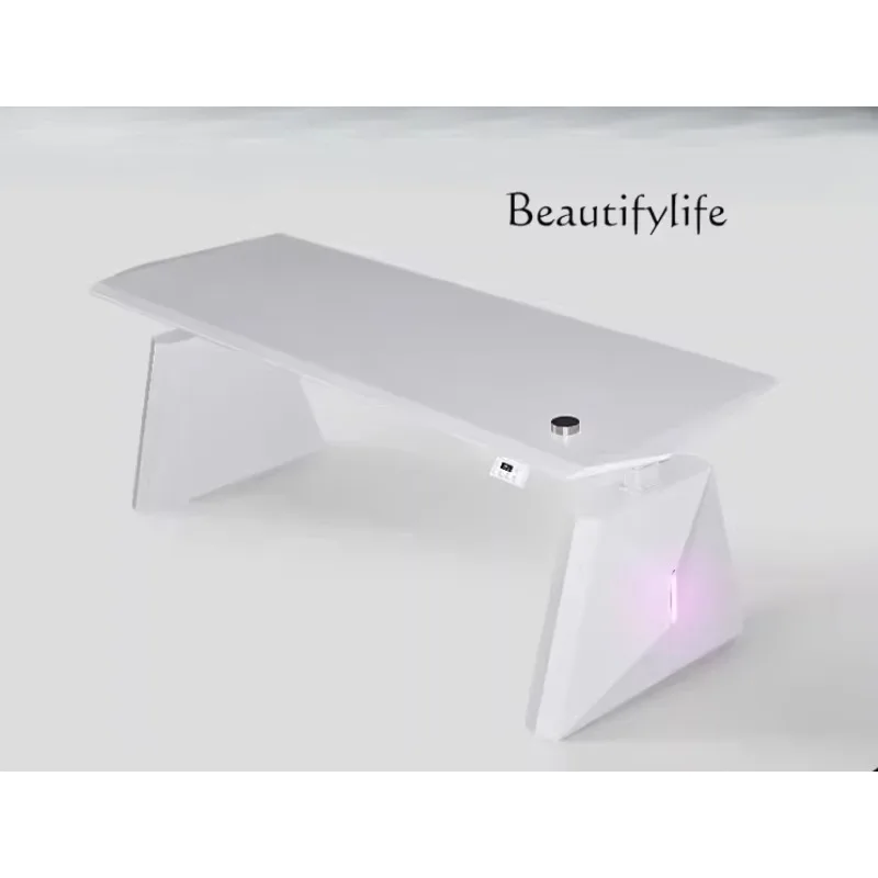 

White e-sports lifting table Electric lifting table Household desk Computer table Large desk Desk