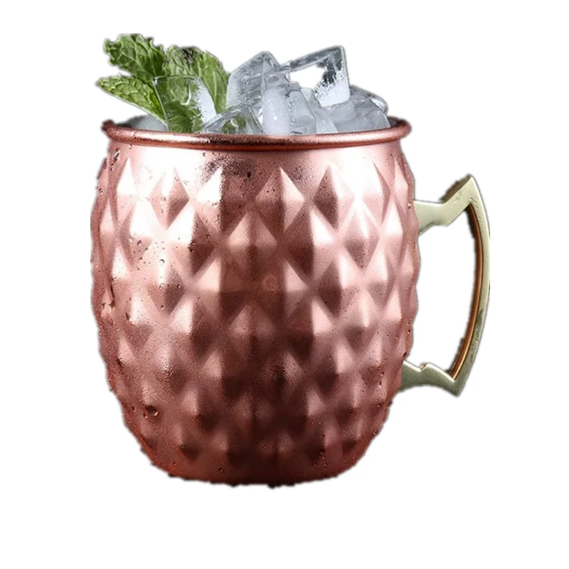 12 قطعة كوب كوكتيل موسكو البغل مطروق أكواب النحاس كوب معدني بيرة ستانلس ستيل النبيذ فنجان القهوة Tazas درينكوير #2