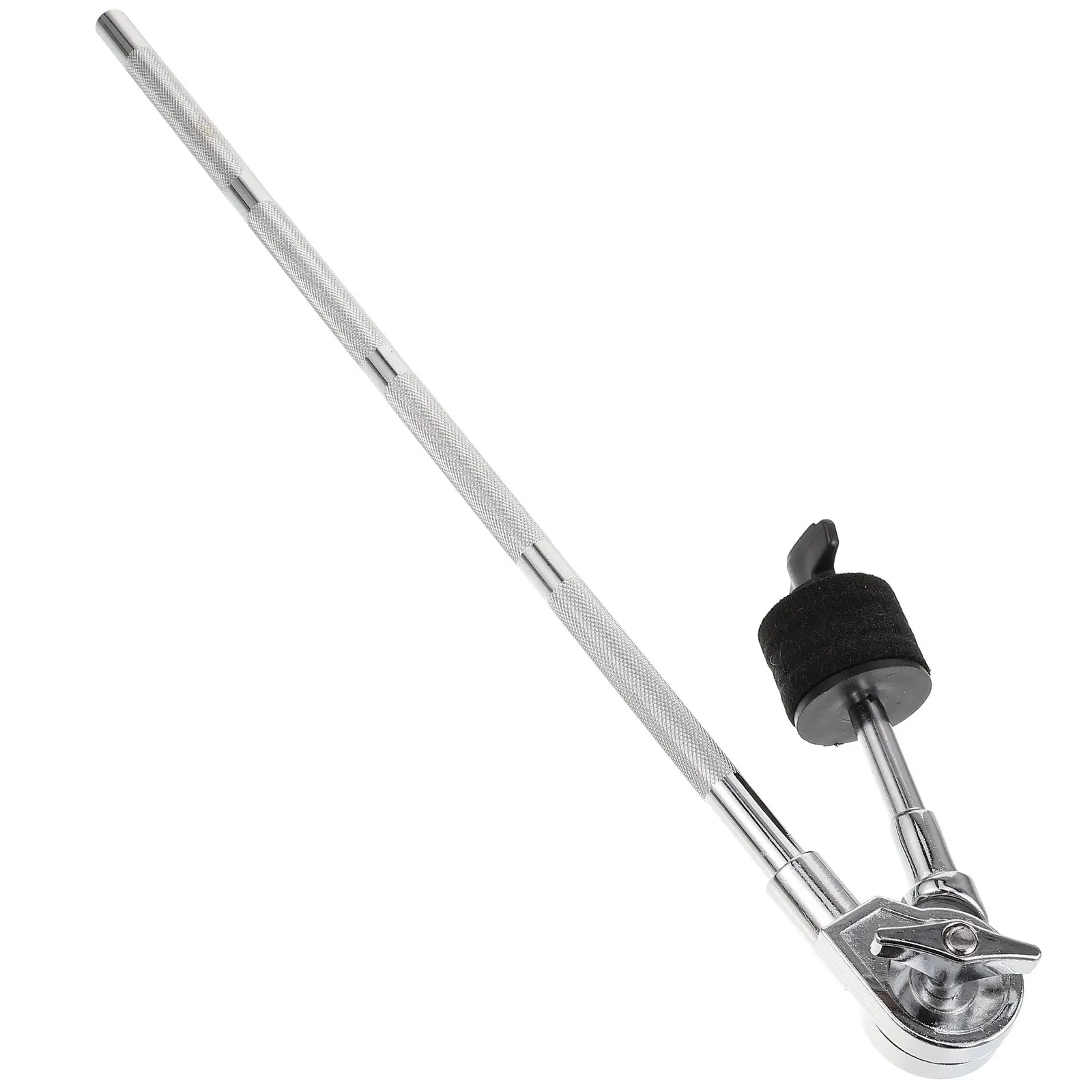 Metal Cymbal Boom Arm with Clamp Adjustable Drum Clamp for Cymbal Stand Strong Structure Three Layer Plating Drum Kit Extension