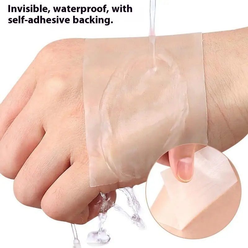 لفة الغروانية المائية 1 لفة ضمادات تصحيح الغروانية المائية مع ضمادات قرحة السرير ذاتية اللصق للعناية بالجروح ماصة للغاية للحروق #2