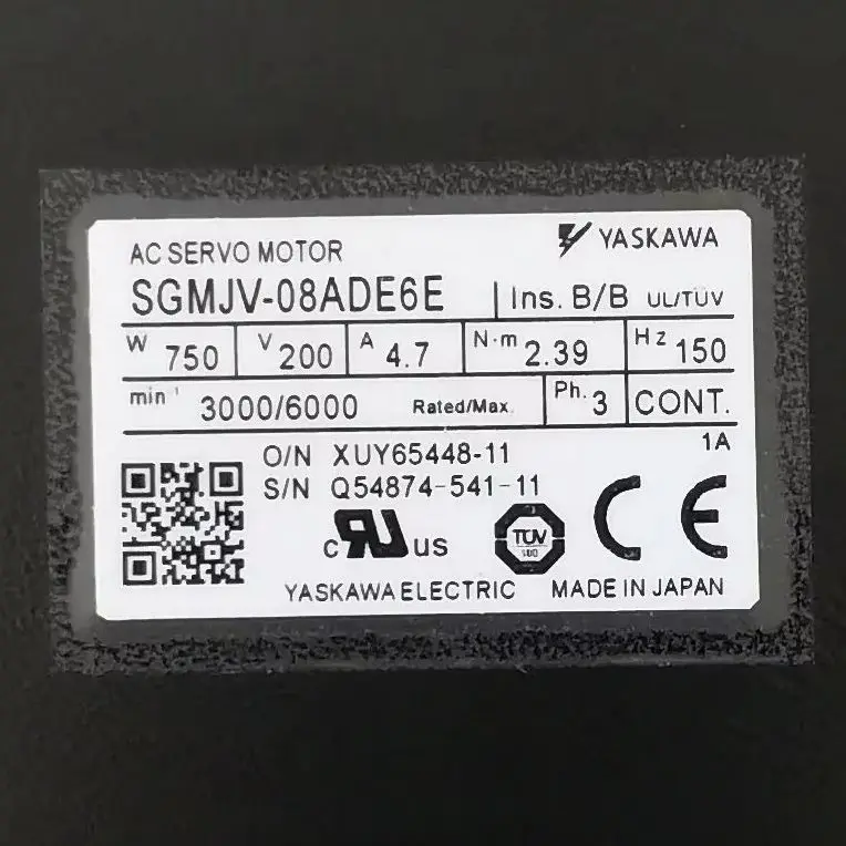 

Brand New SGMJV-08ADE6E Servo Motor，In Stock，SGMJV 08ADE6E