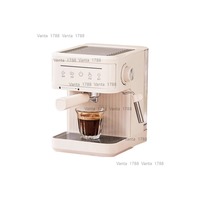 Multifunctional Italian Coffee Machine    Fully Semi-automatic Small Milk Bubble Steam 20bar