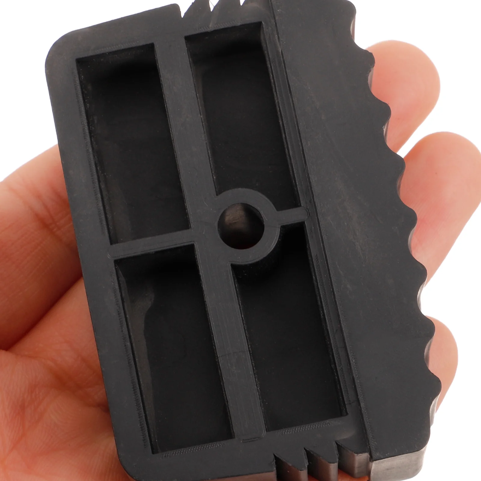 2 Pcs Ladder Foot Plug Retractable Stairs Pads Non-slip Extension Feet Caps Foldable Cover Black Leg Protector