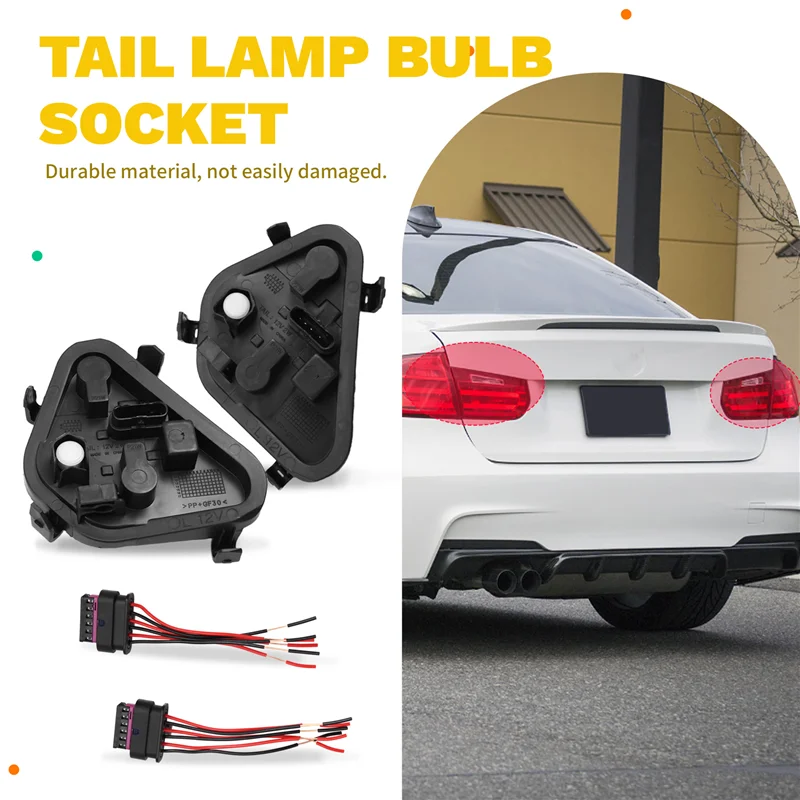 

Патрон лампы заднего фонаря слева и справа + жгут проводов для BMW 320I 328D 328I 335I 2012-2015 63217313043 63217313044