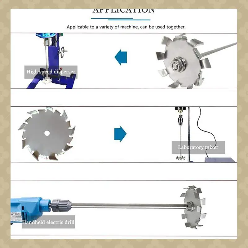 

AB45 2X Dispersion Disc Dispersion Impeller Disperser Blade Impeller 6Cm(2.36Inch Disc With 0.31X 11.8Inch)
