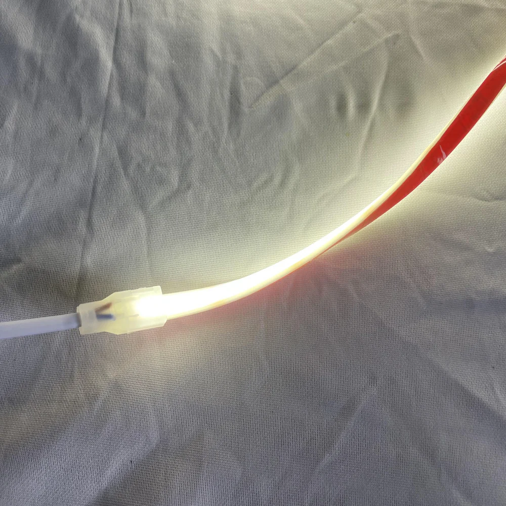 IP68 أضواء شريط COB مقاومة للماء لحمامات السباحة والساونا والأماكن الخارجية DC24V 12W/m 3000K 4000K 6000K أزرق #5