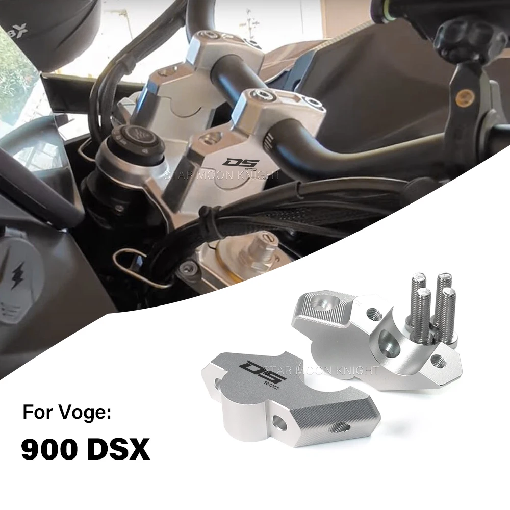 

For Voge DSX 900 900 DSX DS900X 2024- Accessories Handlebar Risers Extension Height Booster Handle bar Clamp Adapter