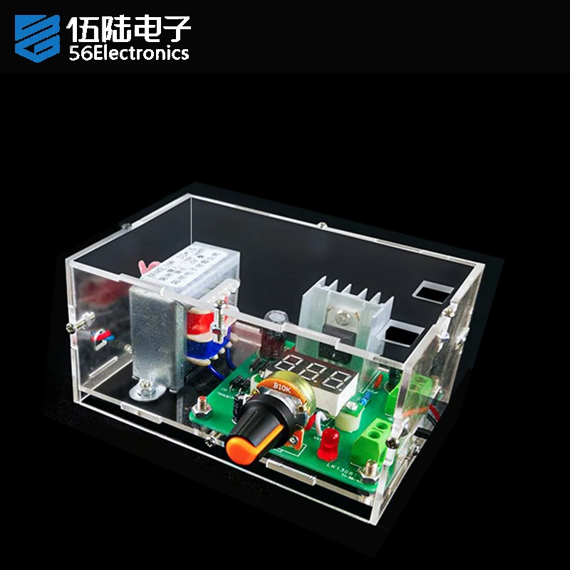 LM317 Adjustable DC Regulated Power Supply DIY Kit Electronic Manufacturing Assembly and Soldering Spare Parts