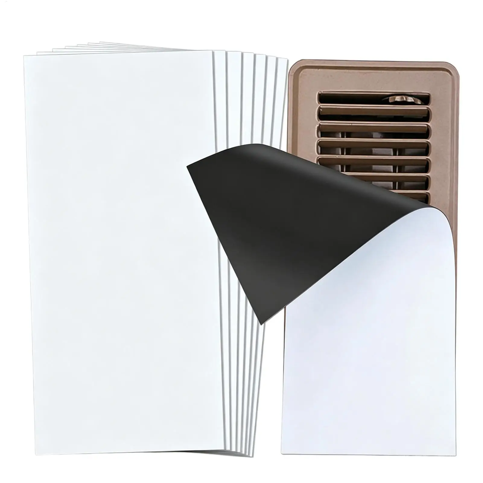 Magnetic Vent Covers For Ceiling 8 Pieces HVAC Sealing Blocker Magnetic Vent Covers Decorative For Wall Ceiling Home Living Room