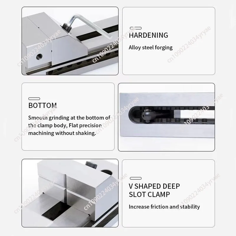 QKG50 precison tool vise, machine vise, high accuracy 0.005mm, width of vise: 50mm, clamping tool