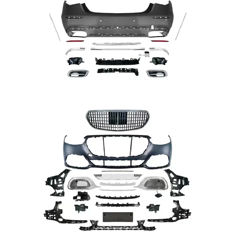 

Upgr Modification KitAuto Facelift Refit Body Kit Front+Rear Bumper Assemb For - S-Class W223 2021-2022 Update