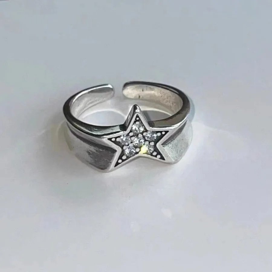 

Female Minority Design Y2k Five Pointed Star Vintage Ring