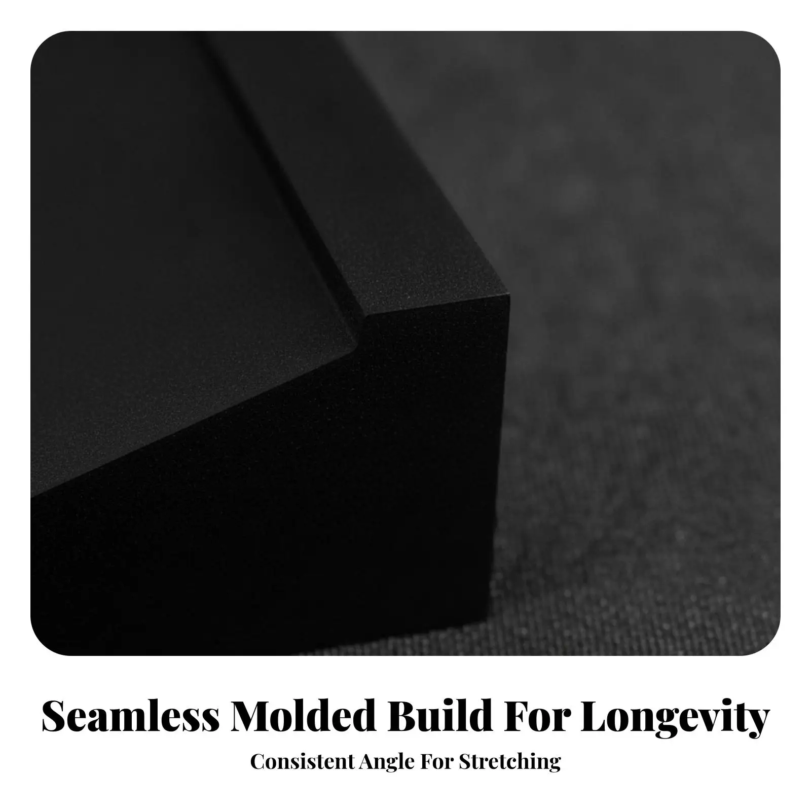Incline Squat Board for Lower Body Workout EVA Foam Slant Board with Raised Edge Non Slip Surface for Home Gym Fitness Training