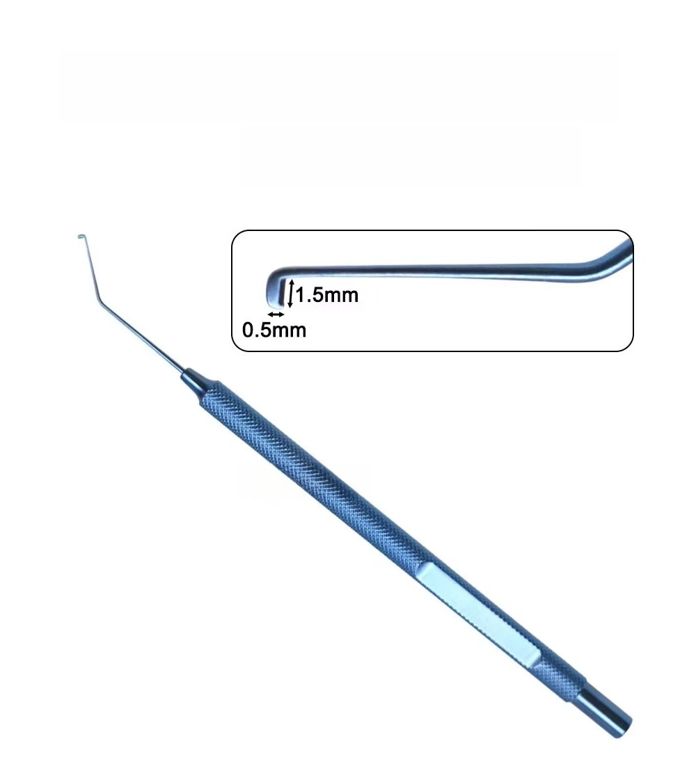 90 Degree Angled Ophthalmic Surgical Ophthalmology  Titanium Alloy Hack Core