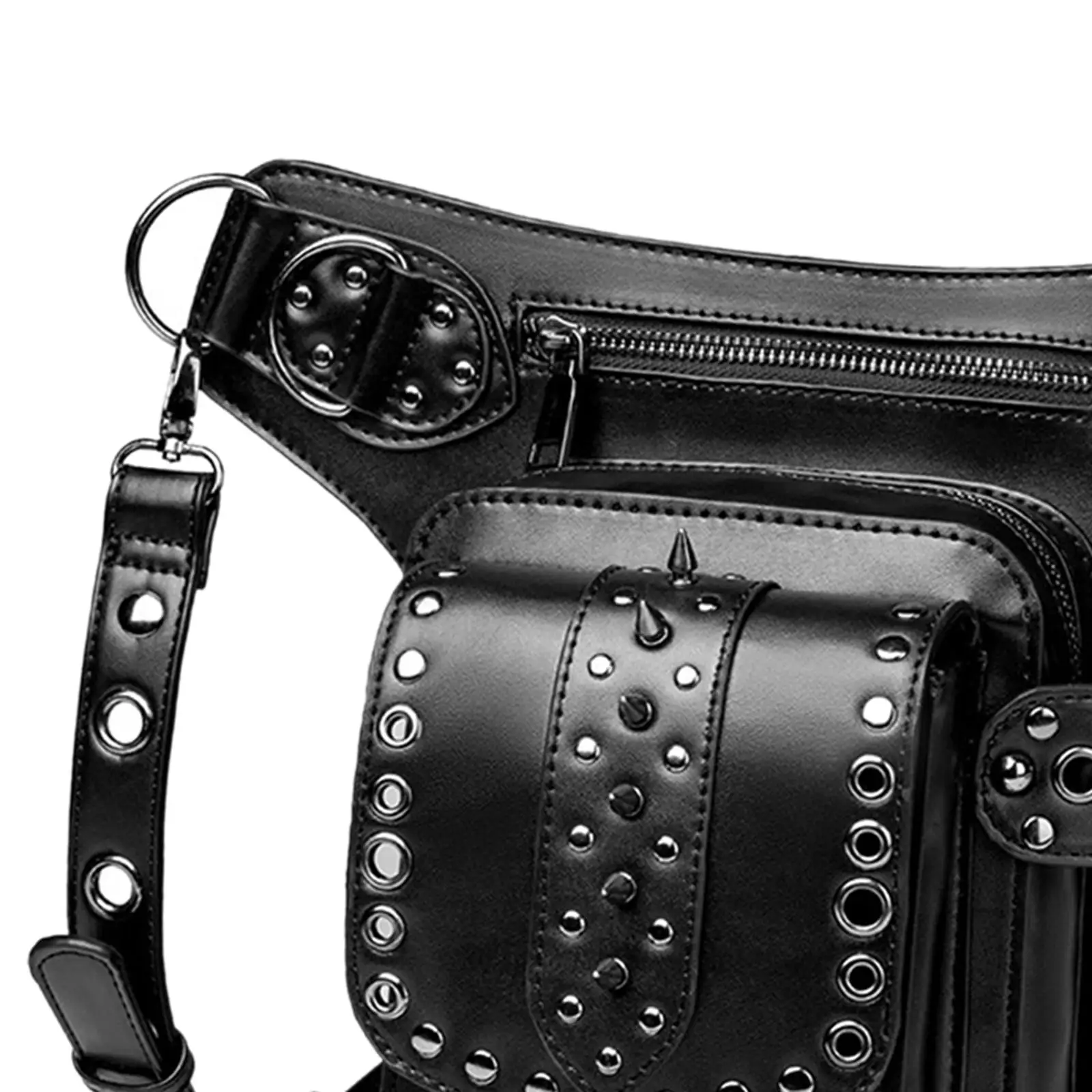Steampunk Waist Bag Thigh Belt Bags Women Shoulder Bag Waist Fanny Pack for Outdoor Camping