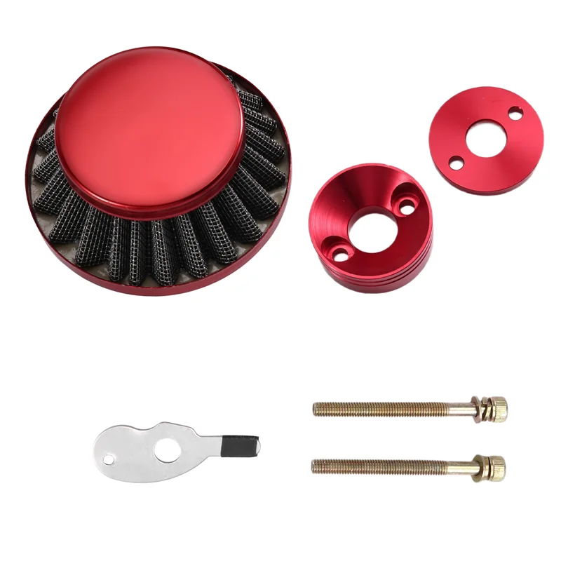 A85E-Replacement Air Filter Stack Choke Kit 42Mm For 2 Stroke 47Cc 49Cc 40-5 Mini Pocket Bike Kids ATV Blad Powered Scooter
