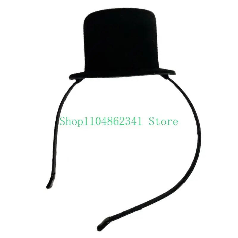 

5asd Mini Top Hat Headband Fascinator Teas Party Headpiece 920s Gatsby Party Costume