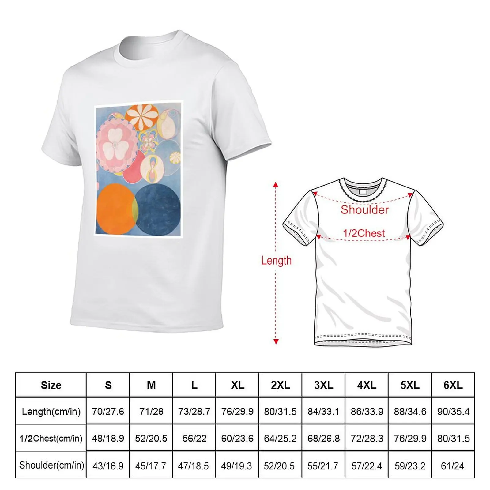 HD Grupp IV, nr 2, by Hilma af Klint 1907 HIGH DEFINITION T-Shirt Work Utility Short Sleeve Shirt