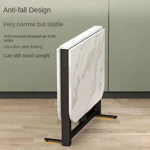 Joylove Folding Dining Table, Home Imitation Rock Board, Ultra-Fina Combinação Multi-Funcional, Mesa Multi-pessoa 10 principais vendas mini mesa de cha - №2