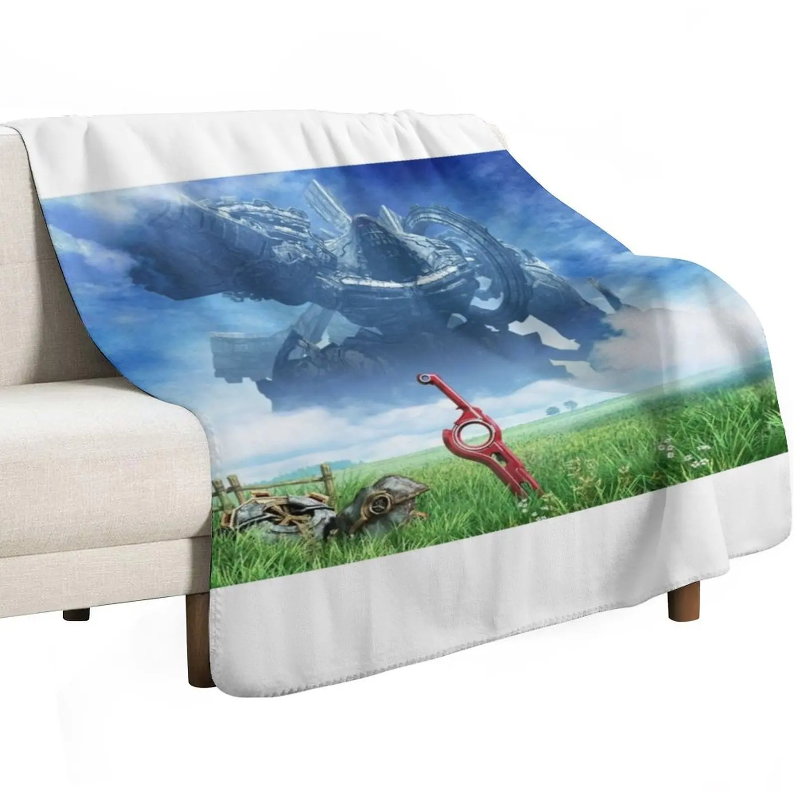 xenoblade-chronicle T-shirt Throw Blanket Soft Beds Decorative Throw christmas decoration Stuffeds Summer Beddings Blankets