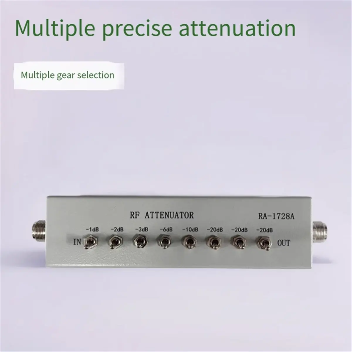 *A14E RA-1728A High Frequency Attenuator 0-82DB Variable/Step Attenuator 50 OHM for Amateur Radio Transmitter image 6