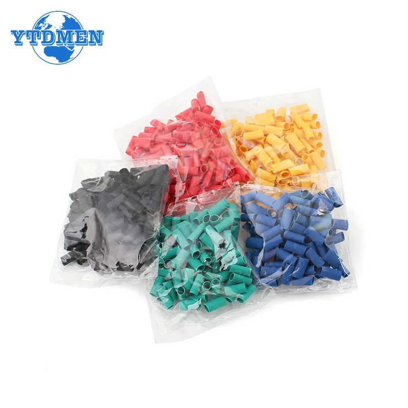 500 Stück Schrumpf folie Isolierung thermo resistentes Rohr Kit antike elektrische Stecker Draht Kabel Wärme schrumpf rohr wasserdicht
