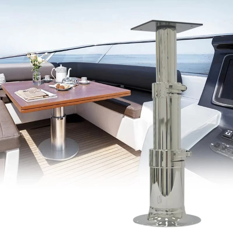 Marine Adjustable Stainless Steel Marine Suspension Boat for SEAT Chair Triple Stage Table Pedestal