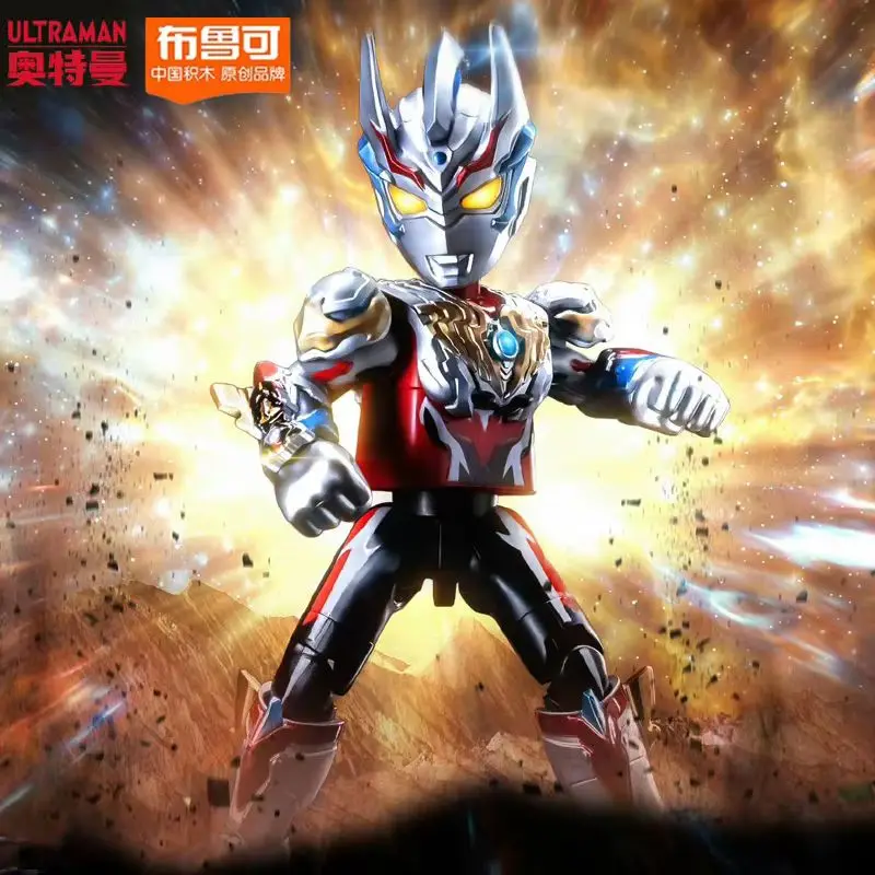 Blokees Ultraman Galaxy Version Vol.16 Ultraman Legend Ultraman Reiga صندوق أعمى مجمع نموذج صندوق غامض لعبة هدية