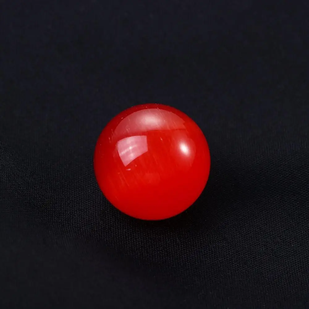 Sfera di cristallo Decorazione colorata per ufficio Giochi di marmo Biglie di vetro Palla di vetro Giocattoli Sfera colorata dell'occhio di gatto Pietra dell'occhio di gatto