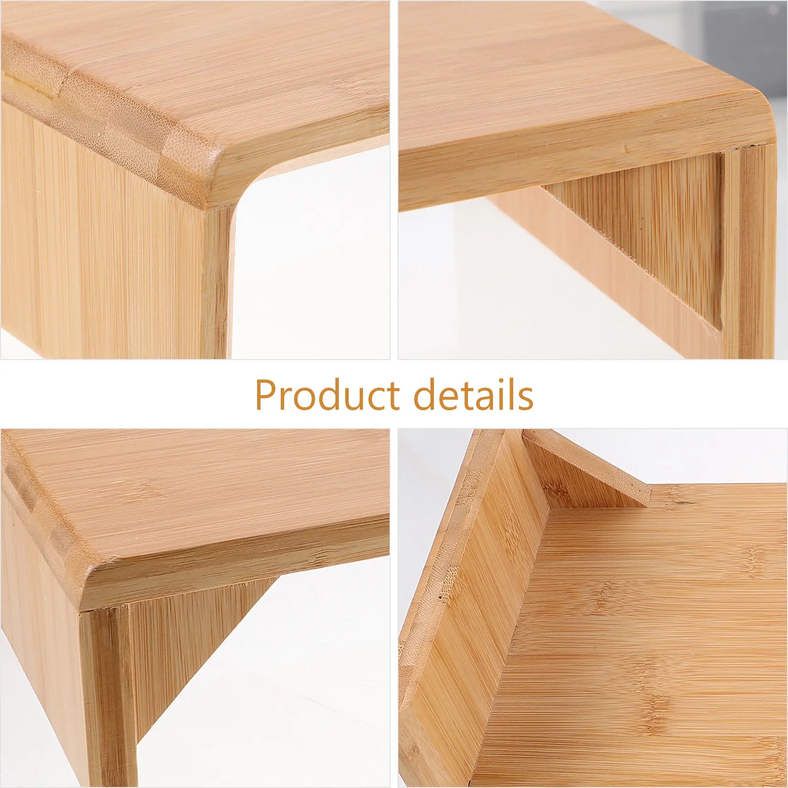 Monitor Stand Riser Computer Display Heightening Stand Simple Rustic Design for Office Home Desk Comfort Eye Health Monitor
