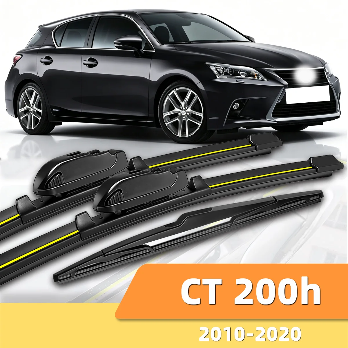 

Suitable For Lexus CT200h 2010-2020 Front And Rear Windshield Wipers Durable Accessories For Car Windshields 2012 2014 2016 2018