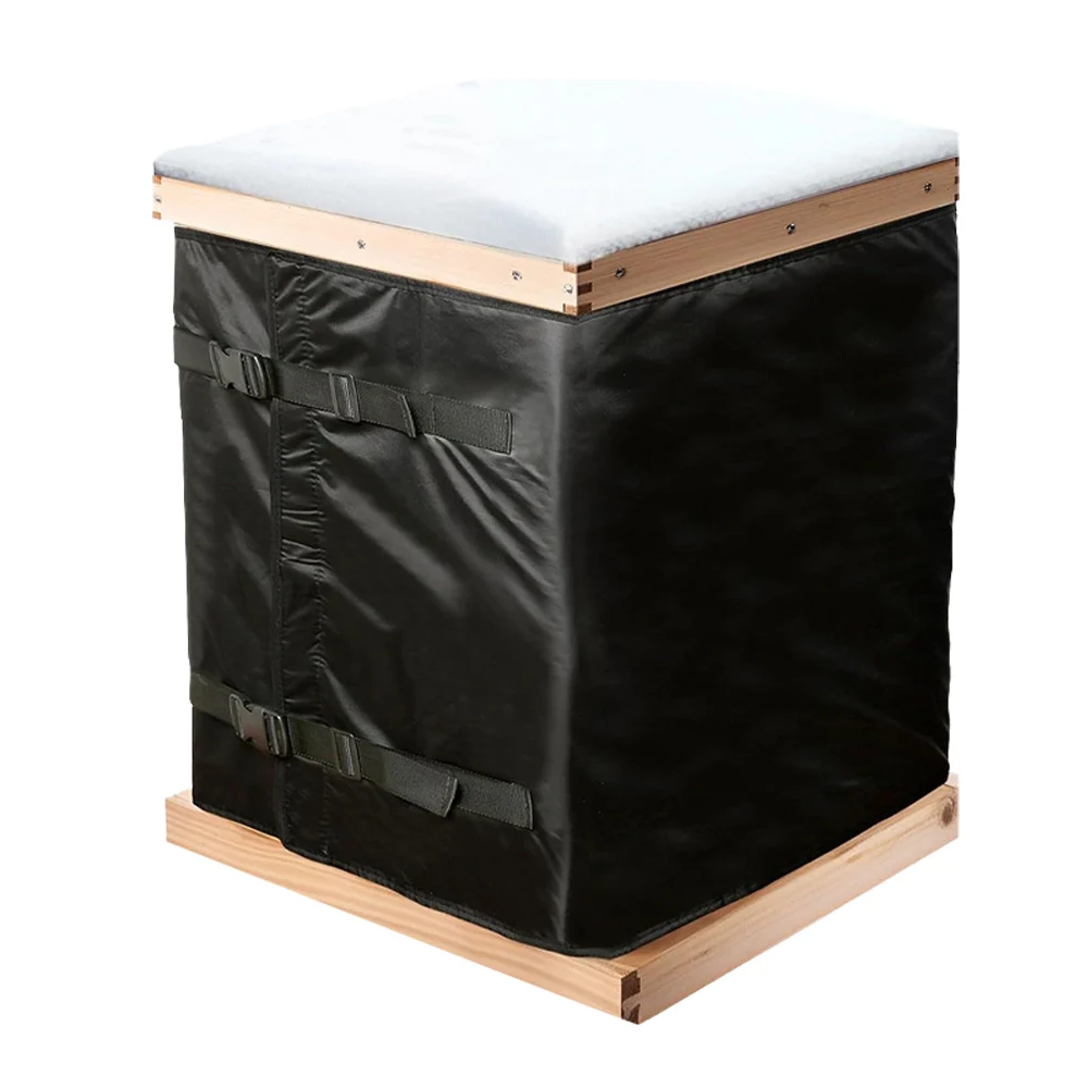 

Outdoor Winter Beehive Cover Insulation Waterproof Windproof Adjustable Fit 600D Oxford Cloth Pearl Cotton 18 23 5 Inches