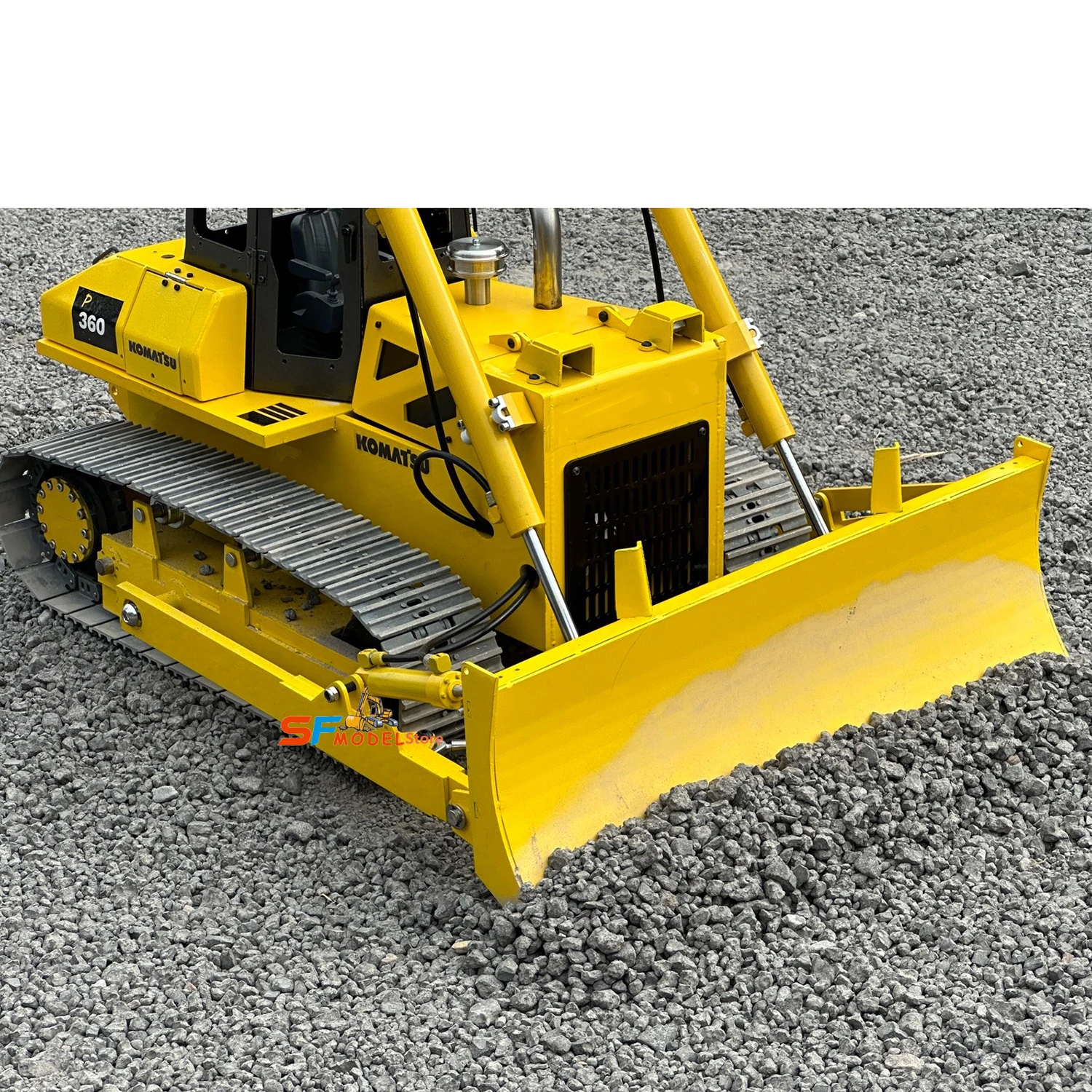 1/10 ไฮดรอลิก RC Bulldozer โลหะรุ่น RTR รุ่นแสงระบบวิศวกรรมเครื่องจักร Bulldozer ผู้ใหญ่ RC รถของเล่น