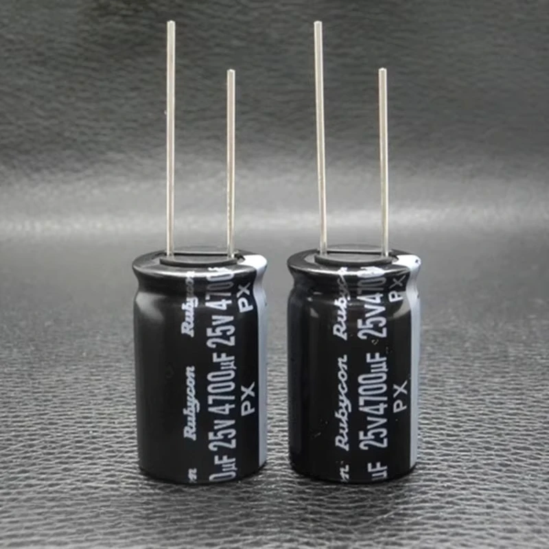 （2PCS）4700UF25V Rubycon PX 25v4700uF 16*25mm Aluminum Electrolytic Capacitor  Through Hole 105 ℃ Fixed Capacitor