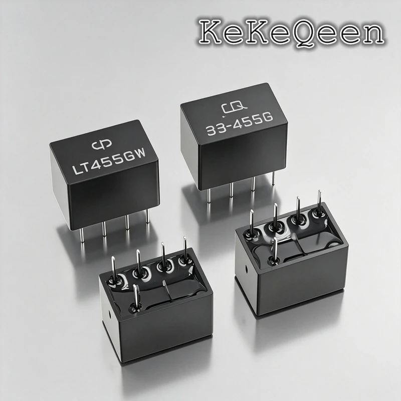 20Pcs/Lot LT455GW LT455G CQ 33-455G 455G LT455 1+4 5Pin DIP-5 455KHz Ceramic Filter for Communication Signal Relay