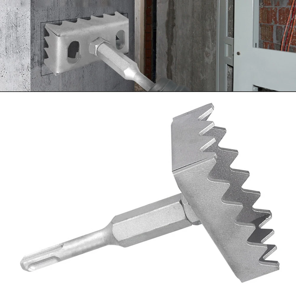 

Perfect For DIY Enthusiasts Socket Slot Cutter Material Cutter Rectangle Cutting Tool Reliable For DIY Projects