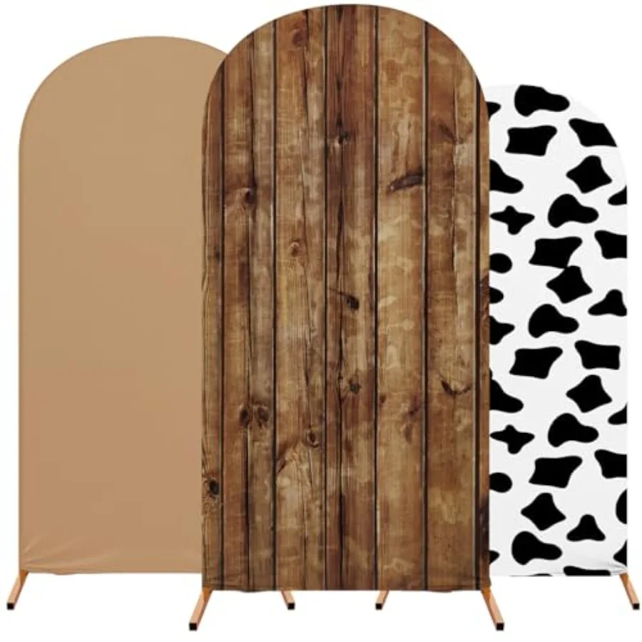 

Набор из 3 чехлов для фона с лесной аркой, 4 фута, 5 футов, 6 футов, украшение для дня рождения в стиле джунглей, спандекс, чехлы на подставку для арки для Ju