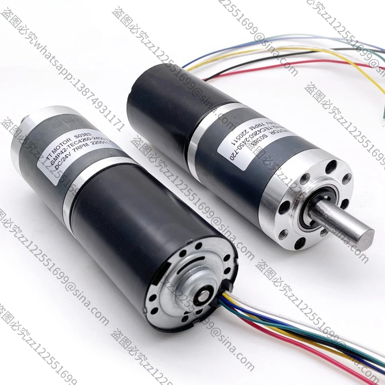 Suitable for 42mm DC Brushless Geared Motor, Robot Direct Drive Brushless Motor 24V Brushless Planetary GearedMotor
