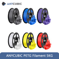 ANYCUBIC 5KG PETG 3D Printer Filament 1.75mm PLA Multicolor Durable Plastic 3D Printer Filament For Kobra FDM 3D Printer