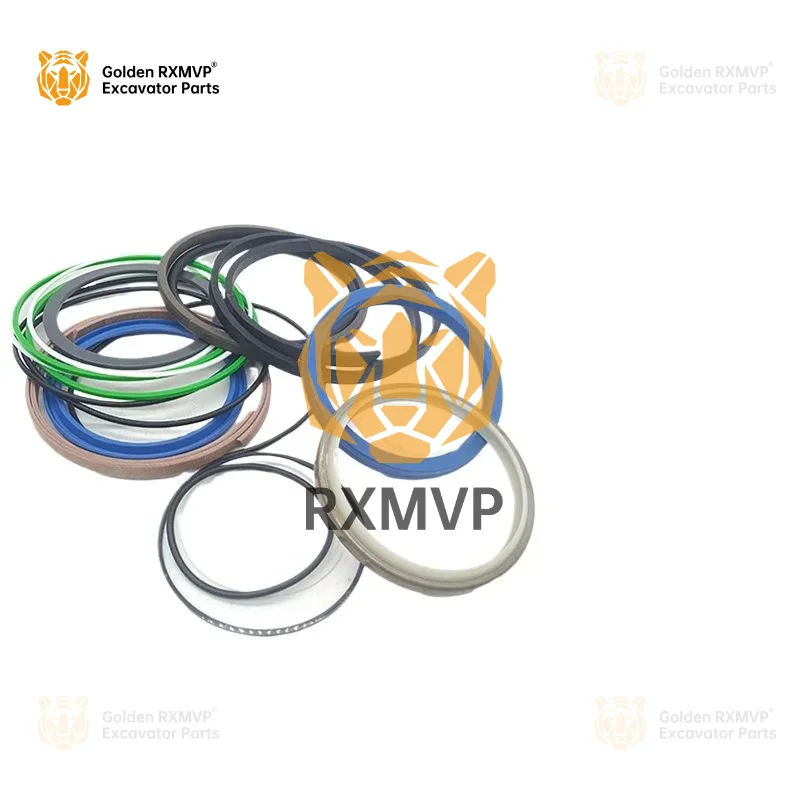 Fot Kobelco 60 120 200 210 250 260 8Big arm mid arm small arm cylinder oil sealing repair kit Excavator Parts