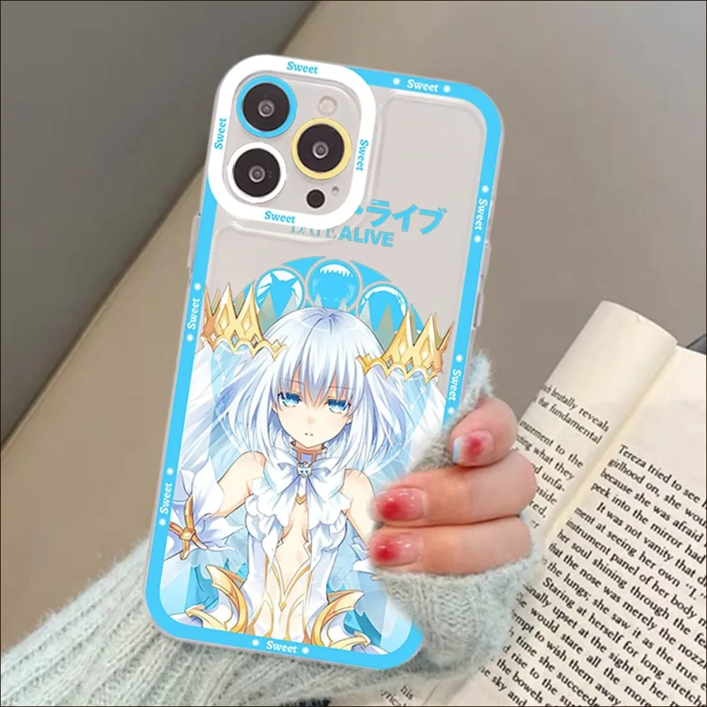 Date A Live Tokisaki Kurumi Phone Case For iPhone 13 14 Pro Max XS XR 12 11 Pro 13 Mini 6 7 8 Plus Soft Clear Back Cover