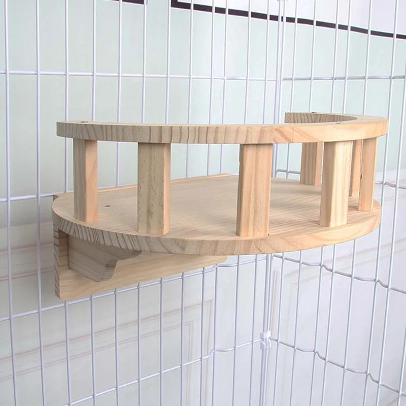 Cat cage hanging nest Solid wood  nest  hanging  nest Platform springboard