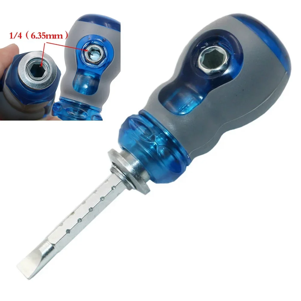 

Scalable Screwdriver 112mm 1pc 6mm Chrome Vanadium Steel Easier Hanging Magnetic Mini Dual Purpose Home & Garden