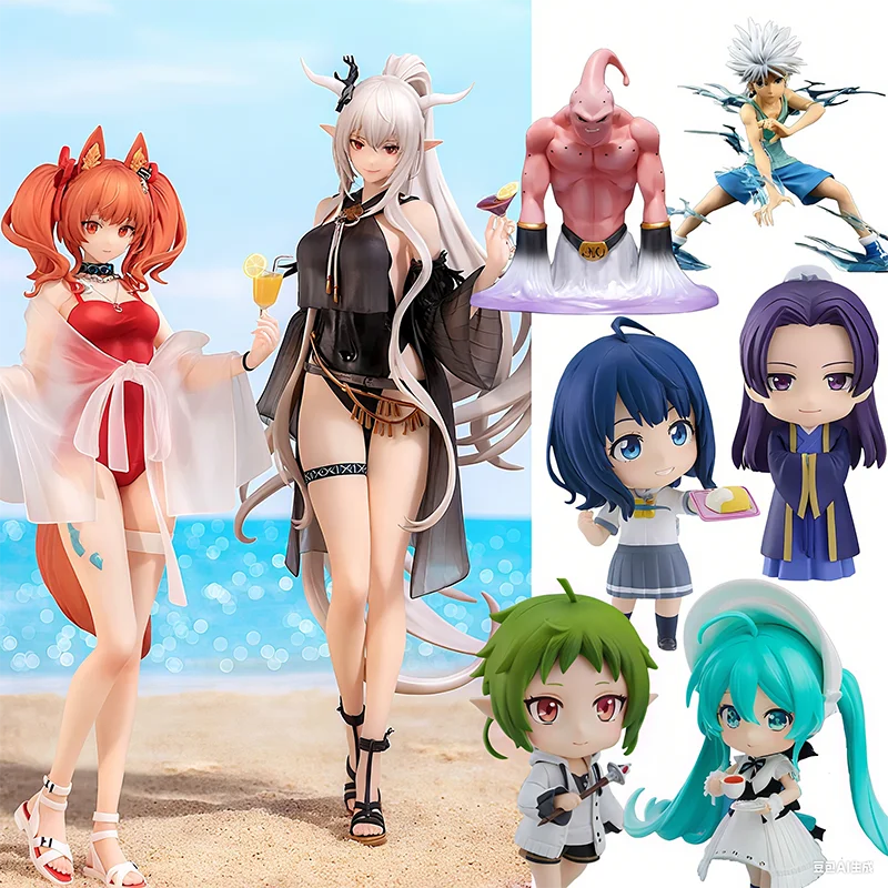 

Anime Hatsune Miku Figurine Arknights Dragon Ball Buu Action Figures Blue Archive The Apothecary Diaries Model PVC Toys Gifts