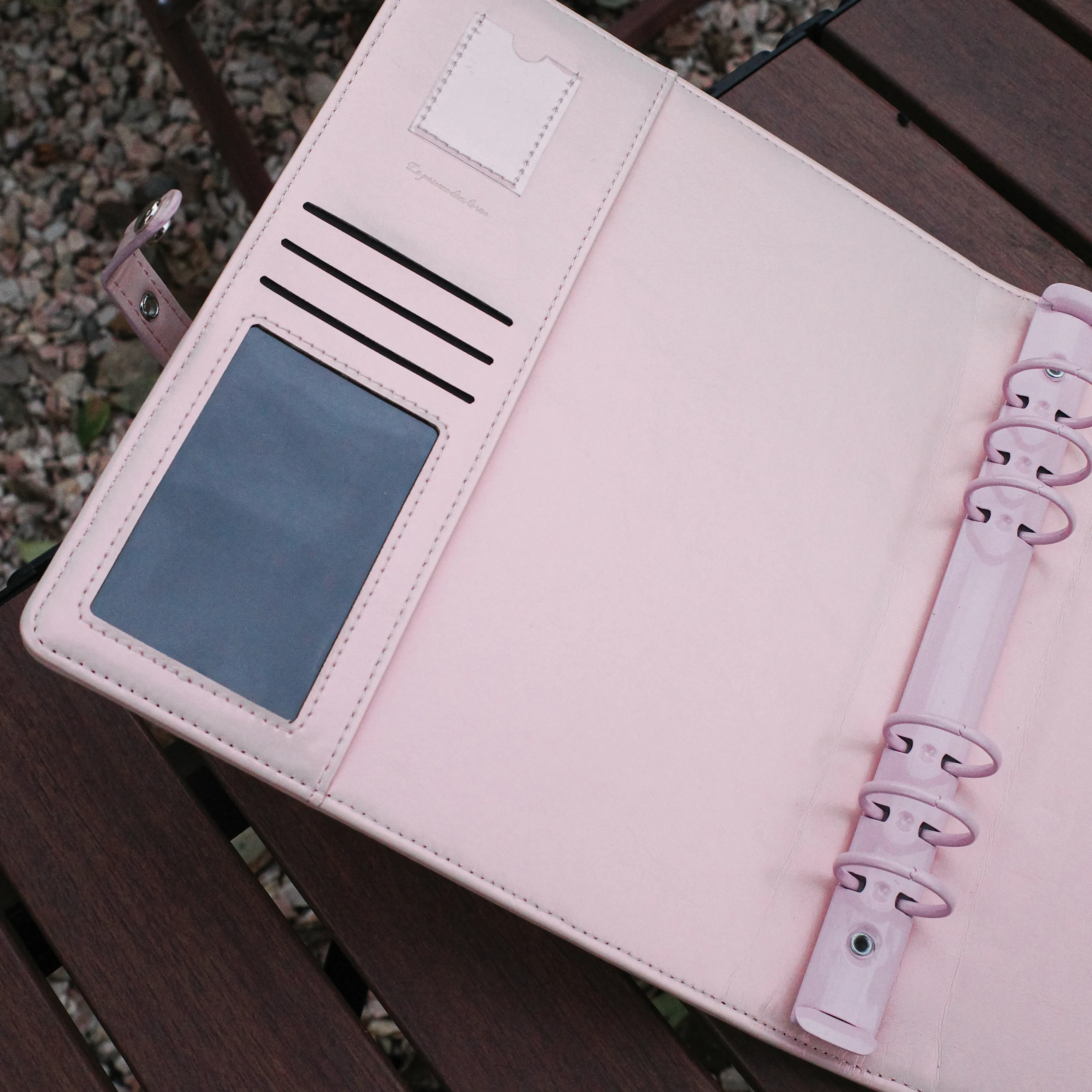 Glitter Pink A5 Photocard Album – Leather Postcard Binder for Polaroid & 4x6 Photo Holder, Perfect Kpop Fan Gift Storage Book - view 4