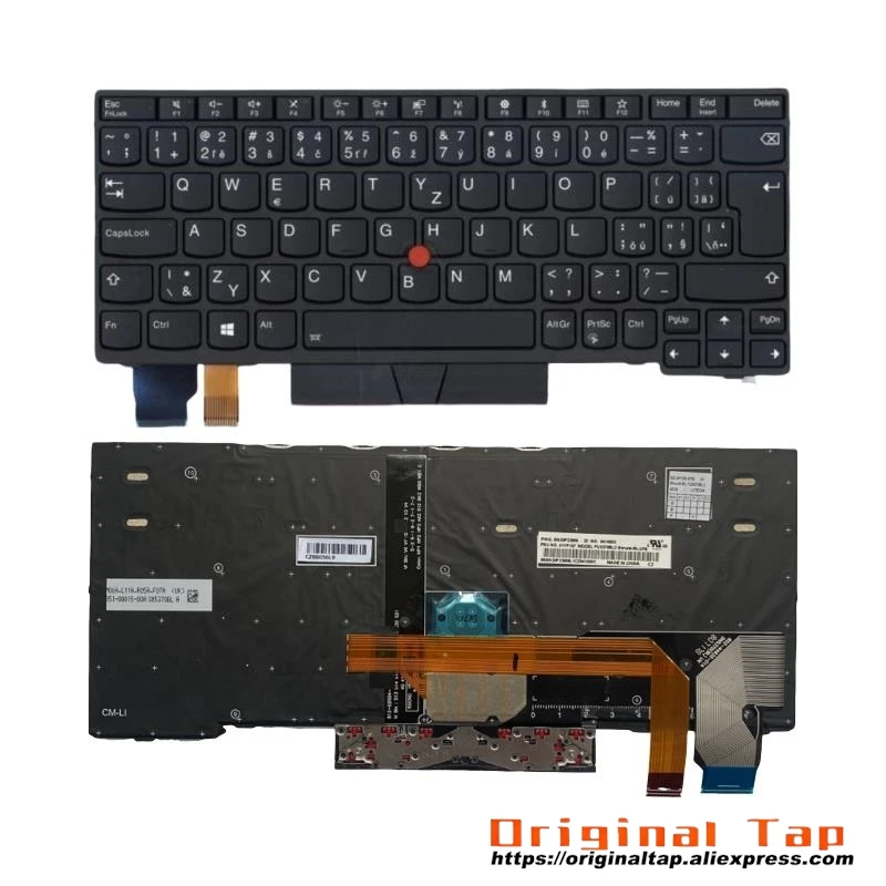 

Клавиатура CZ с чешской подсветкой для Lenovo Thinkpad X280 A285 X390 X395 L13 Yoga Gen1 G1 01HX580 01HX582 01HX584