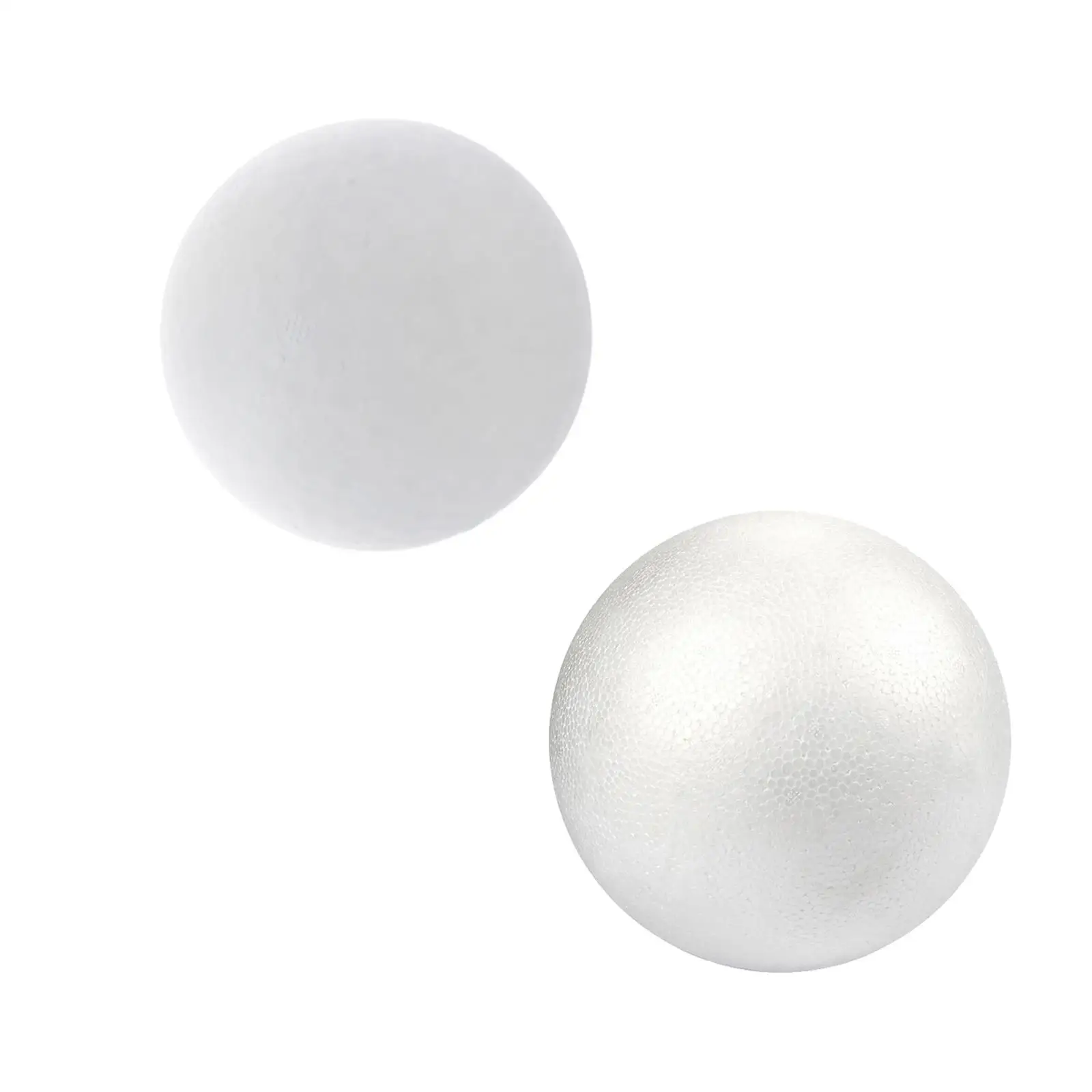 Solid Foam Balls White Polystyrene Craft Spheres for Kids Handmade Gift Science Projects Wedding Party Decoration