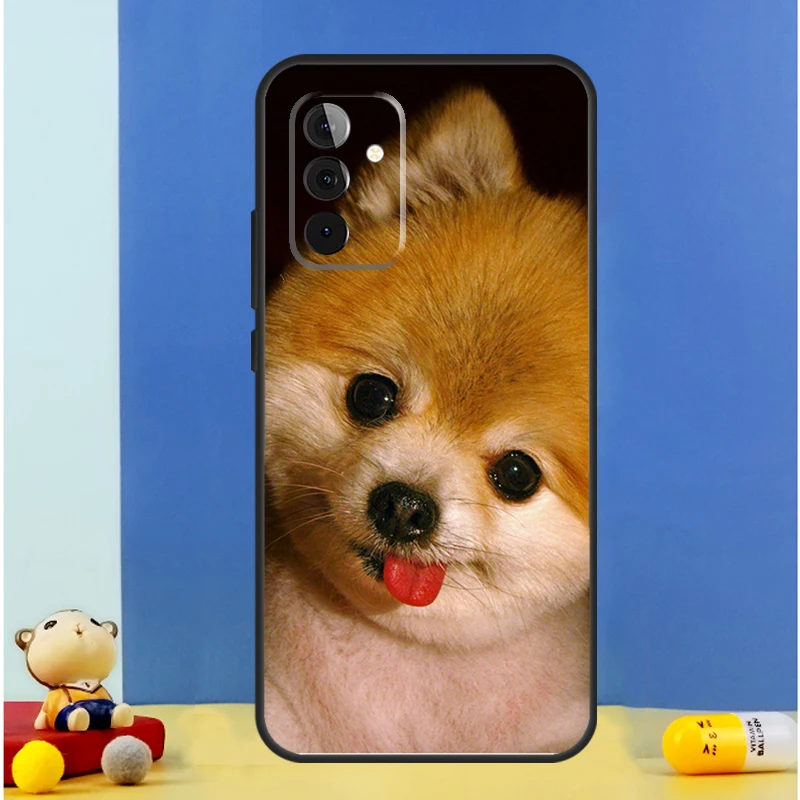 Pomeranian Dogs Dog Colorful Case For Samsung Galaxy A34 A14 A24 A15 A25 A12 A22 A32 A52 A51 A71 A13 A33 A53 A54 Cover image 3