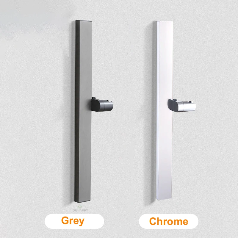 

Wall Mounted Shower Lift Rod with ABS Slide Sleeves Space Aluminum Adjustable Rail Slide Bar for Home Bathroom Accessories