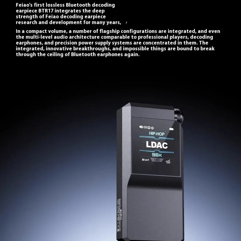 FiiO BTR17 HIFI Headphone Amplifier Receiver Hi-Res Audio Bluetooth Portable  Receiver LDAC/aptX Lossless Support  Accessories